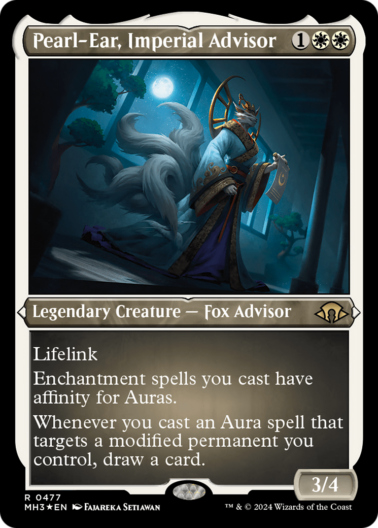 Pearl-Ear, Imperial Advisor (Foil Etched) [Modern Horizons 3] | Lots Moore NSW