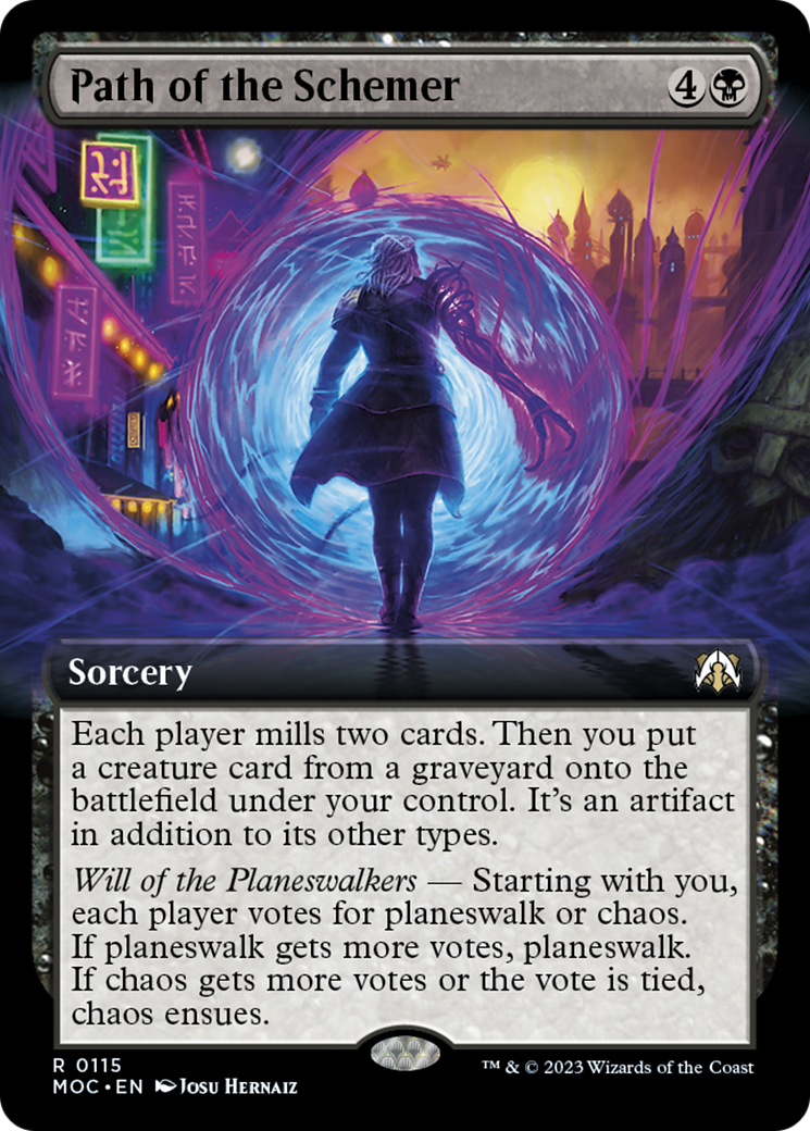 Path of the Schemer (Extended Art) [March of the Machine Commander] | Lots Moore NSW