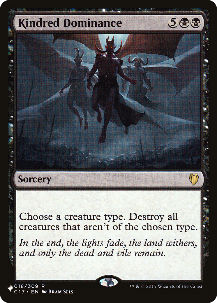 Kindred Dominance [The List] | Lots Moore NSW