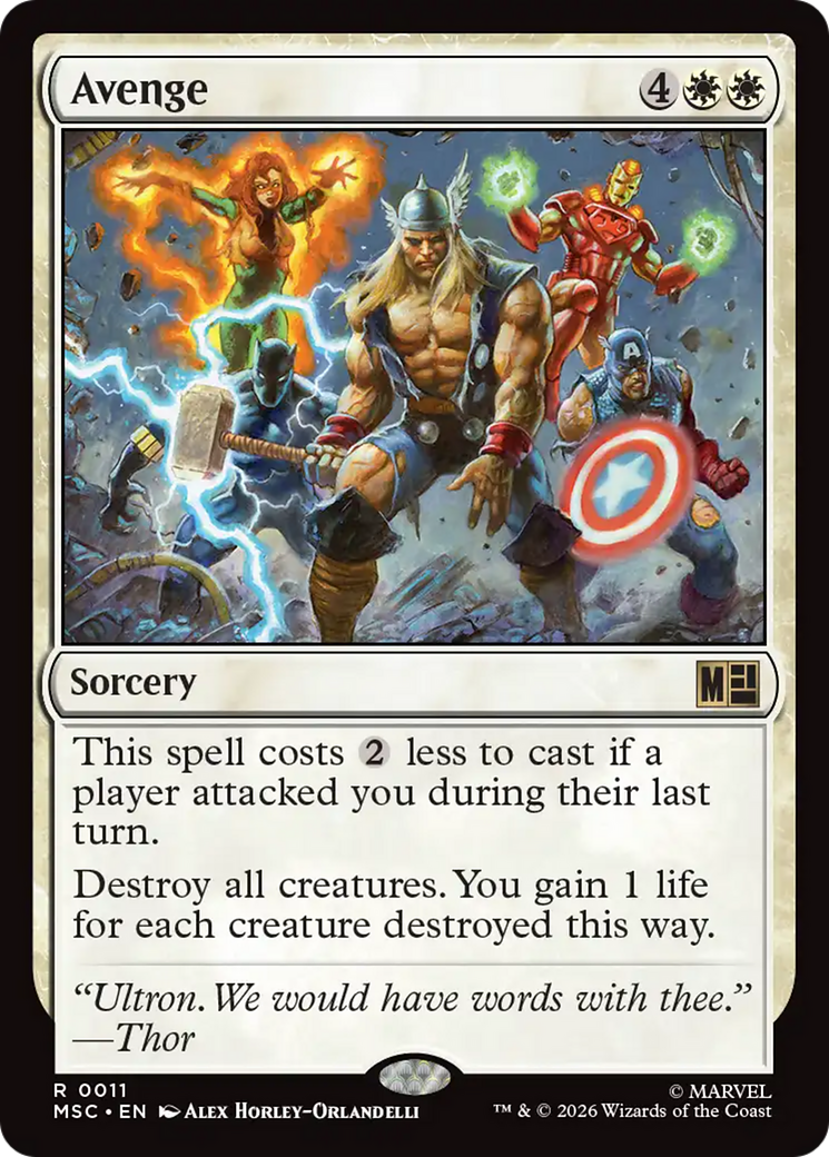 Avenge [Marvel Super Heroes Commander] | Lots Moore NSW