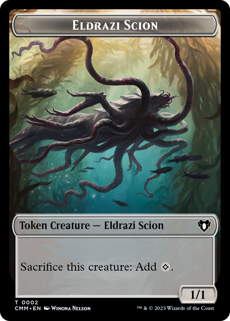 Eldrazi Scion // Drake Double-Sided Token [Commander Masters Tokens] | Lots Moore NSW