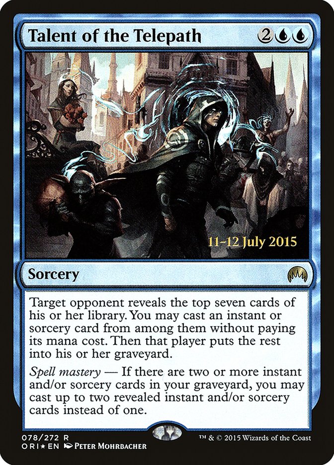 Talent of the Telepath [Magic Origins Prerelease Promos] | Lots Moore NSW