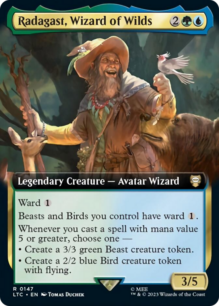 Radagast, Wizard of Wilds (Extended Art) [The Lord of the Rings: Tales of Middle-Earth Commander] | Lots Moore NSW