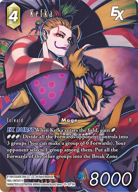 Kefka EX (Full Art) [Crystal Dominion] | Lots Moore NSW