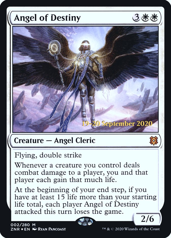 Angel of Destiny [Zendikar Rising Prerelease Promos] | Lots Moore NSW
