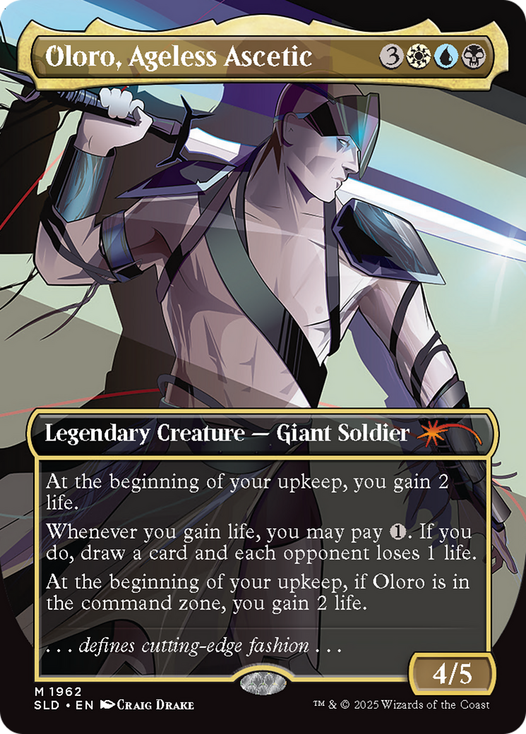 Oloro, Ageless Ascetic (Rainbow Foil) [Secret Lair Drop Series] | Lots Moore NSW