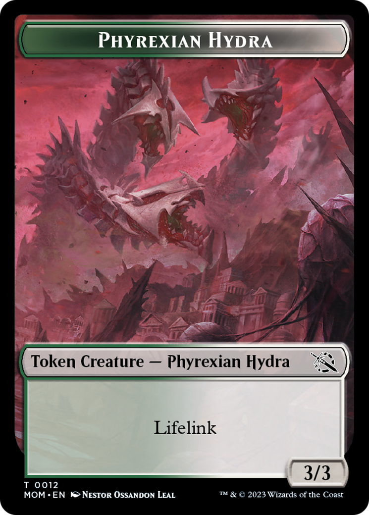 Phyrexian Hydra Token (12) [March of the Machine Tokens] | Lots Moore NSW