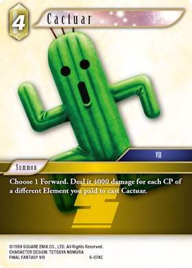 Cactuar [Opus VI] | Lots Moore NSW