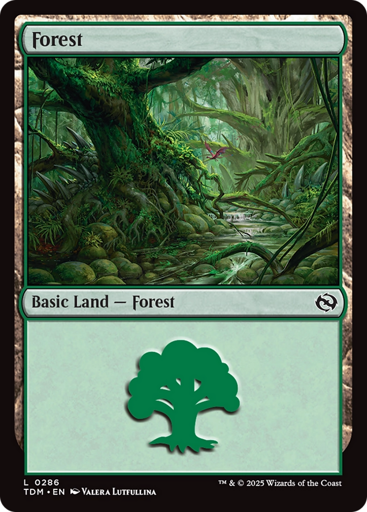 Forest (0286) [Tarkir: Dragonstorm] | Lots Moore NSW