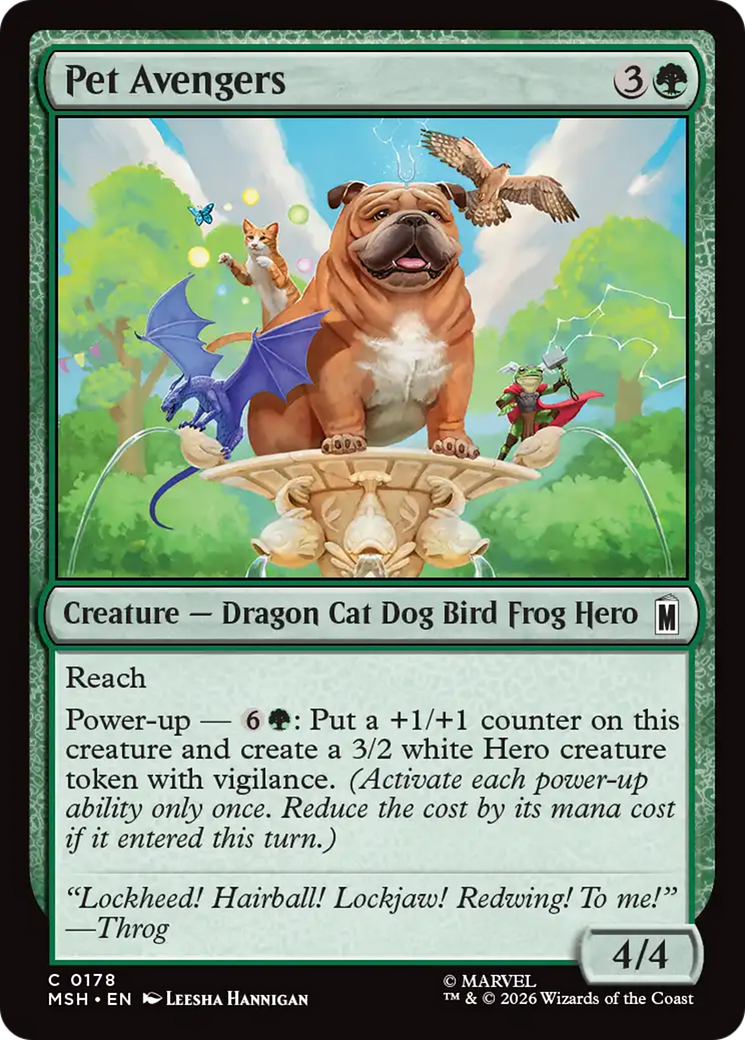 Pet Avengers [Marvel Super Heroes] | Lots Moore NSW
