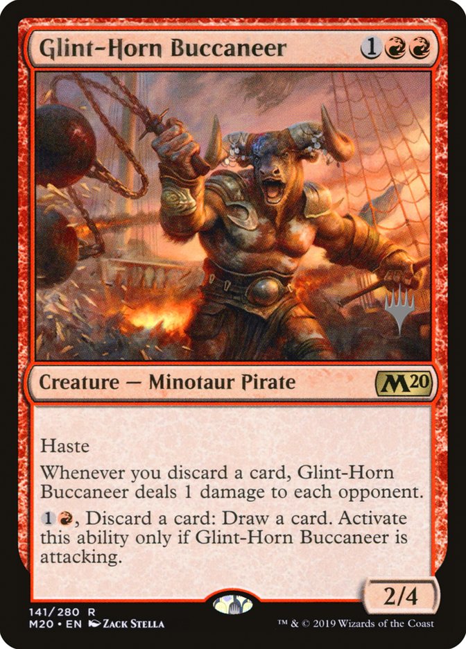 Glint-Horn Buccaneer (Promo Pack) [Core Set 2020 Promos] | Lots Moore NSW