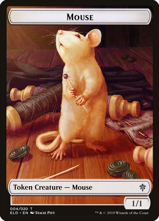 Mouse Token [Throne of Eldraine Tokens] | Lots Moore NSW