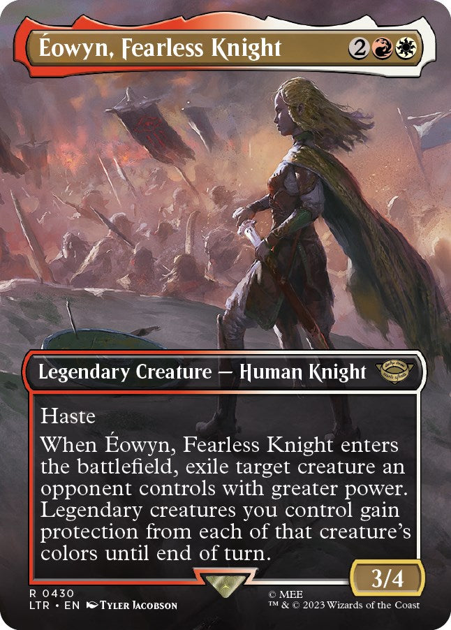 Eowyn, Fearless Knight (Borderless Alternate Art) [The Lord of the Rings: Tales of Middle-Earth] | Lots Moore NSW