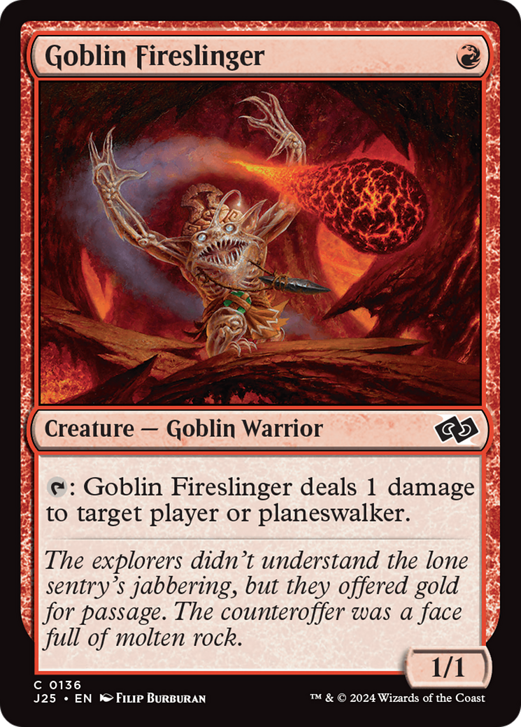 Goblin Fireslinger [Foundations Jumpstart] | Lots Moore NSW