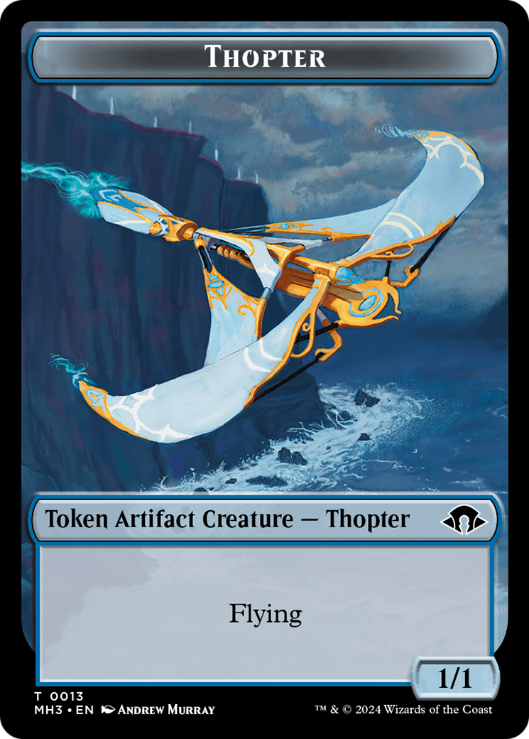 Phyrexian Germ // Thopter Double-Sided Token [Modern Horizons 3 Tokens] | Lots Moore NSW