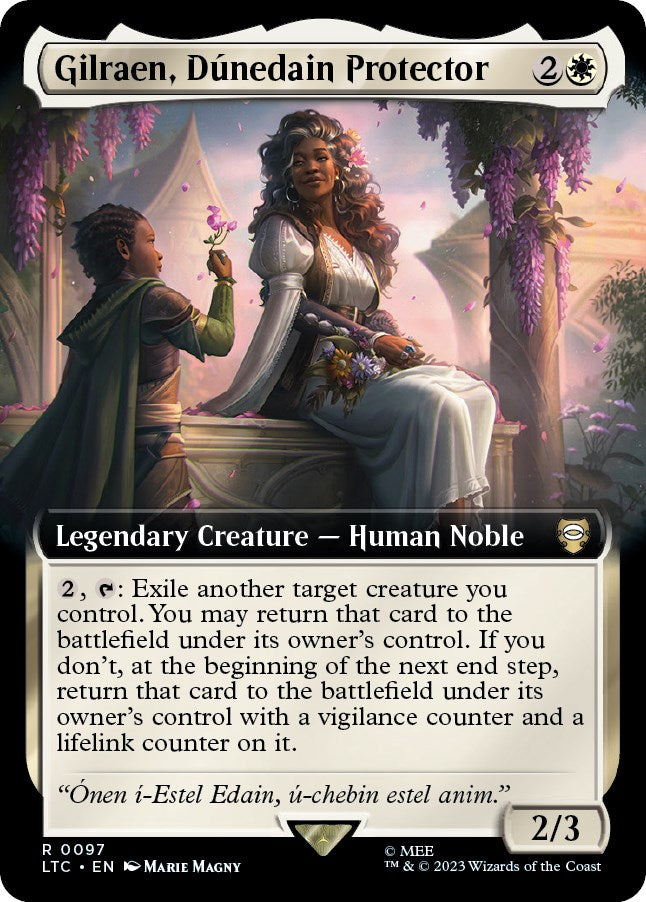 Gilraen, Dunedain Protector (Extended Art) [The Lord of the Rings: Tales of Middle-Earth Commander] | Lots Moore NSW