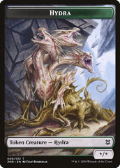 Drake // Hydra Double-Sided Token [Zendikar Rising Tokens] | Lots Moore NSW