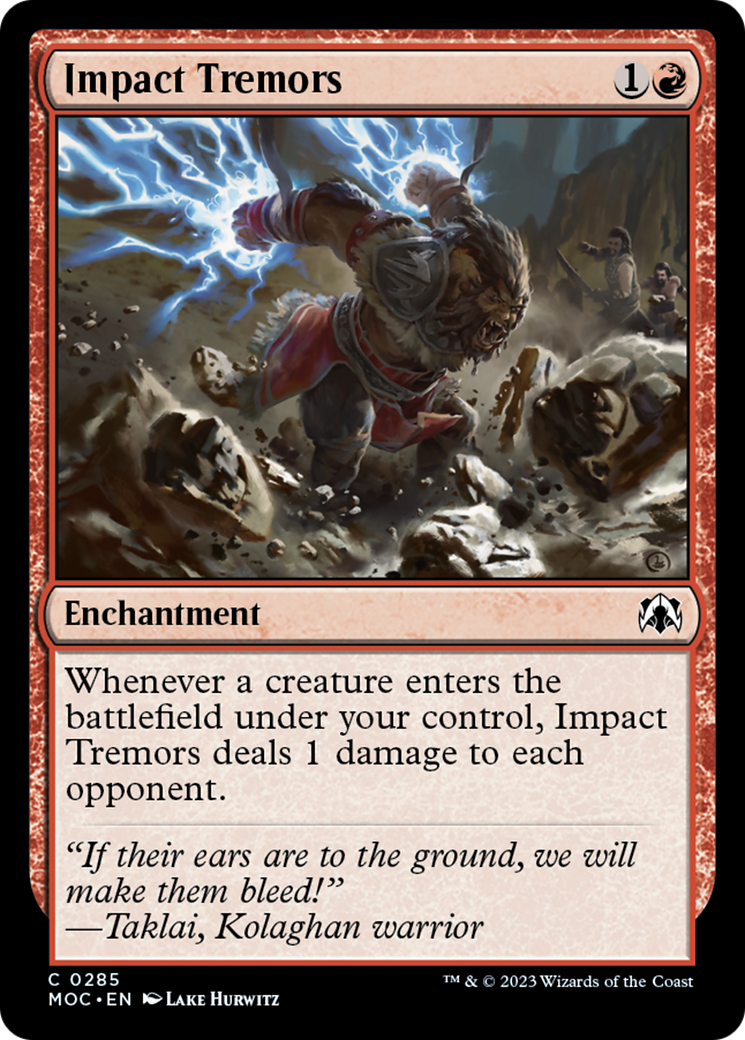 Impact Tremors [March of the Machine Commander] | Lots Moore NSW