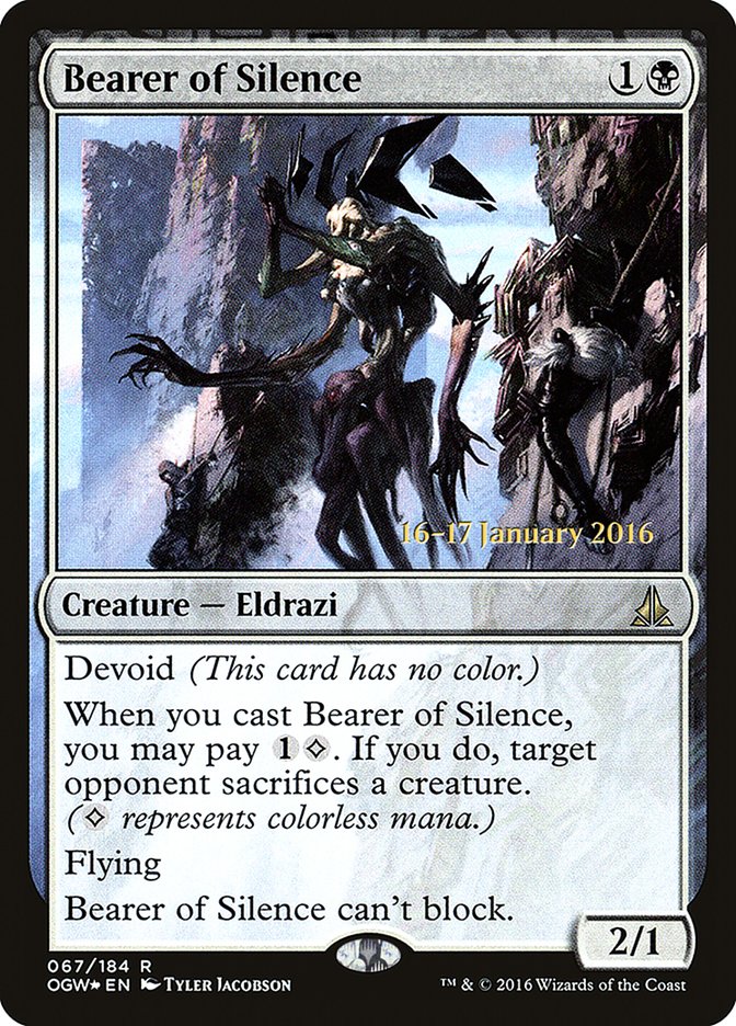 Bearer of Silence [Oath of the Gatewatch Prerelease Promos] | Lots Moore NSW