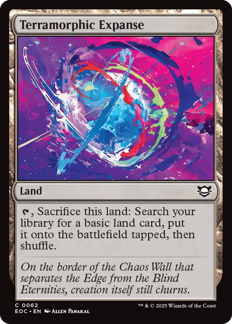 Terramorphic Expanse [Edge of Eternities Commander] | Lots Moore NSW