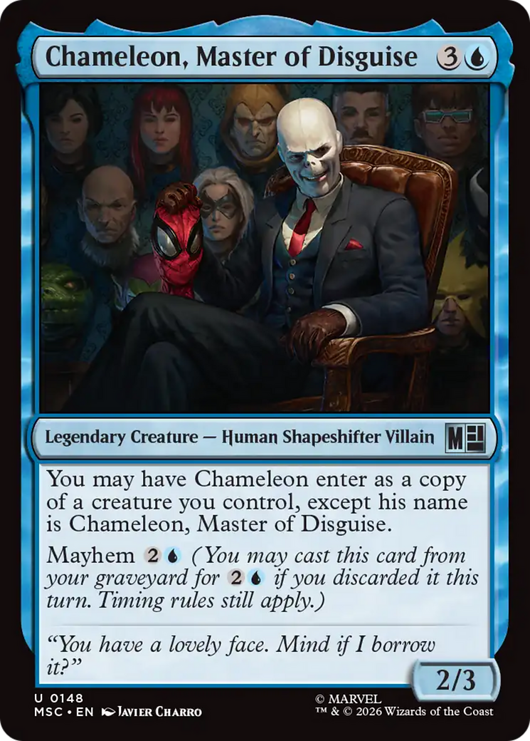 Chameleon, Master of Disguise (Surge Foil) [Marvel Super Heroes Commander] | Lots Moore NSW