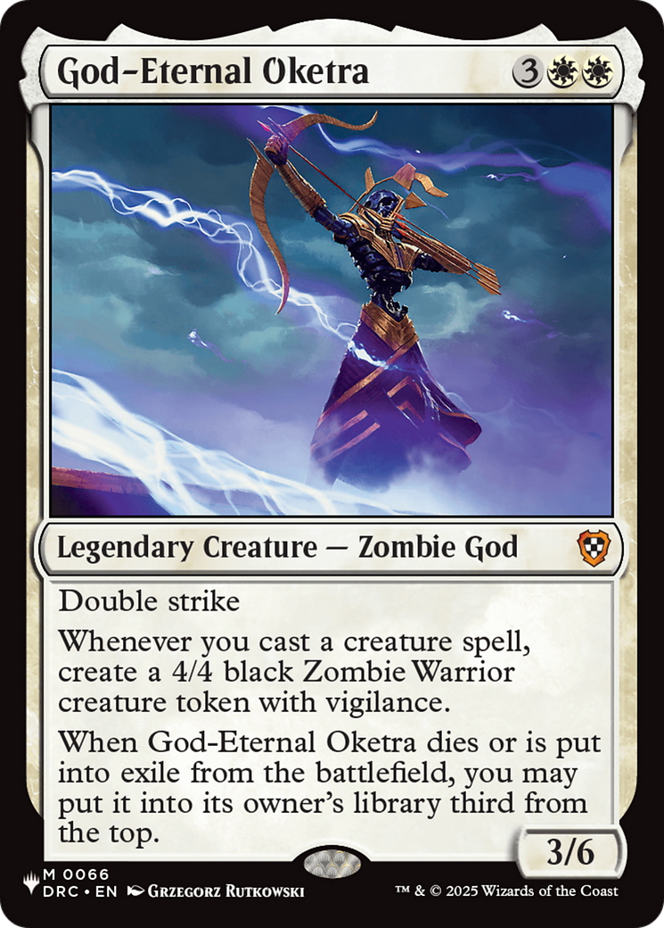 God-Eternal Oketra [The List] | Lots Moore NSW