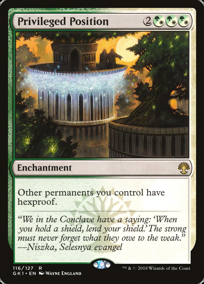 Privileged Position [Guilds of Ravnica Guild Kit] | Lots Moore NSW