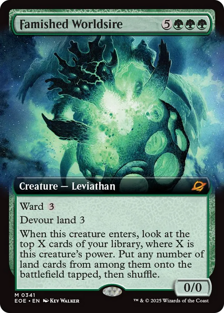Famished Worldsire (Extended Art) [Edge of Eternities] | Lots Moore NSW
