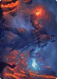 Aegar, the Freezing Flame Art Card [Kaldheim Art Series] | Lots Moore NSW
