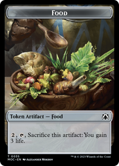Food // Replicated Ring Double-Sided Token [March of the Machine Commander Tokens] | Lots Moore NSW