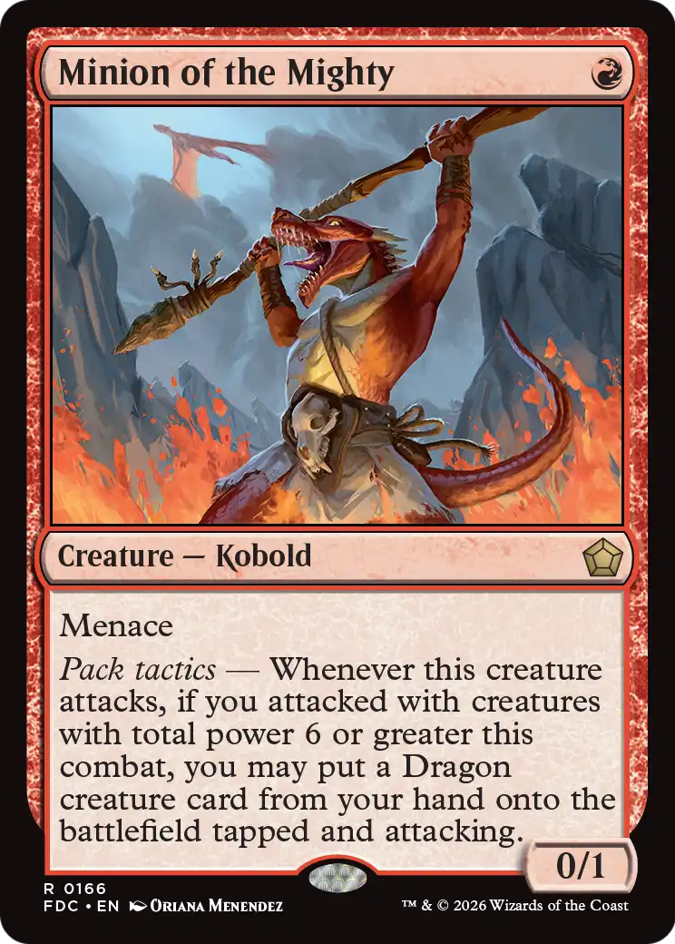 Minion of the Mighty [Foundations Commander] | Lots Moore NSW