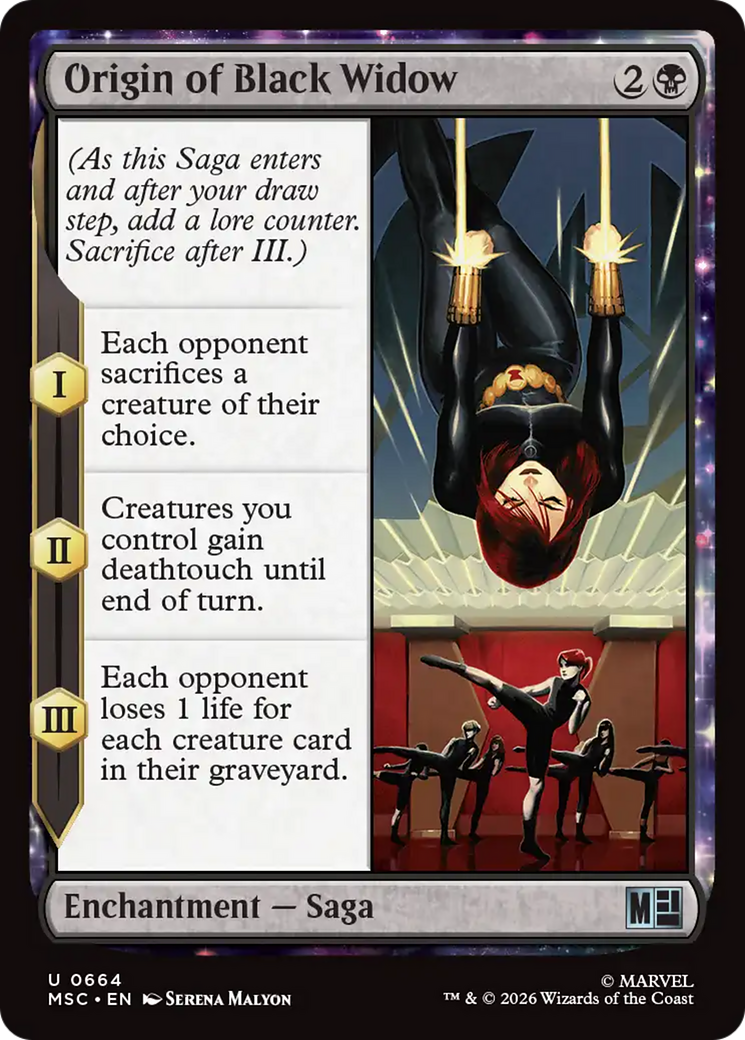 Origin of Black Widow [Marvel Super Heroes Commander] | Lots Moore NSW
