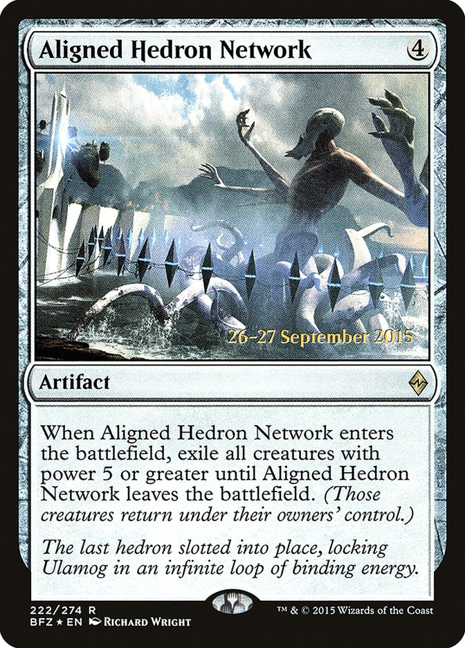 Aligned Hedron Network [Battle for Zendikar Prerelease Promos] | Lots Moore NSW