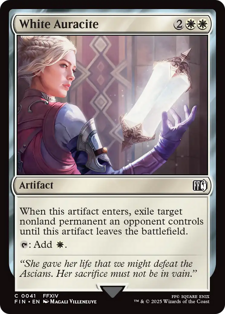 White Auracite [FINAL FANTASY] | Lots Moore NSW