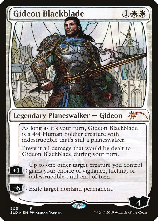 Gideon Blackblade (Stained Glass) [Secret Lair Drop Promos] | Lots Moore NSW