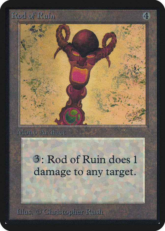 Rod of Ruin [Alpha Edition] | Lots Moore NSW