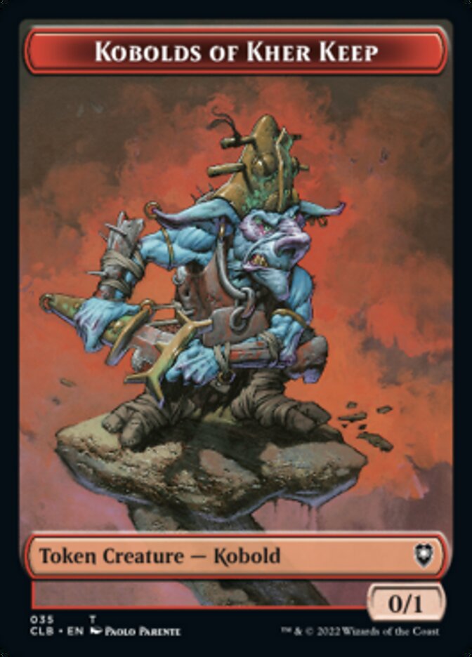 Kobolds of Kher Keep // Treasure Double-Sided Token [Commander Legends: Battle for Baldur's Gate Tokens] | Lots Moore NSW