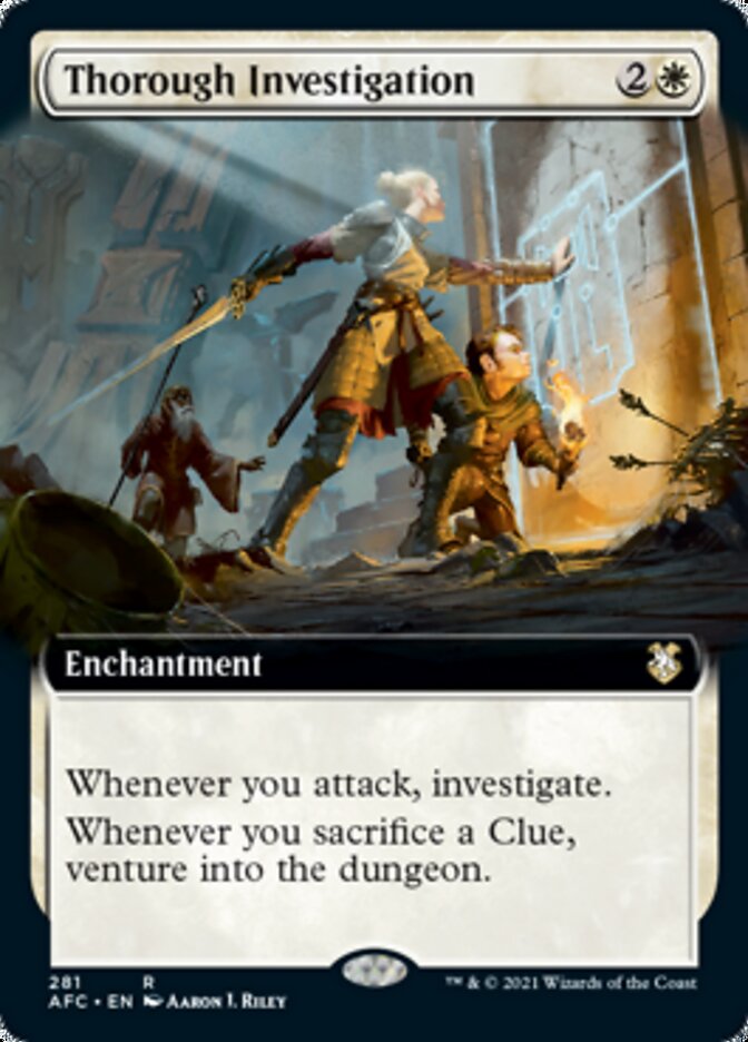 Thorough Investigation (Extended Art) [Dungeons & Dragons: Adventures in the Forgotten Realms Commander] | Lots Moore NSW