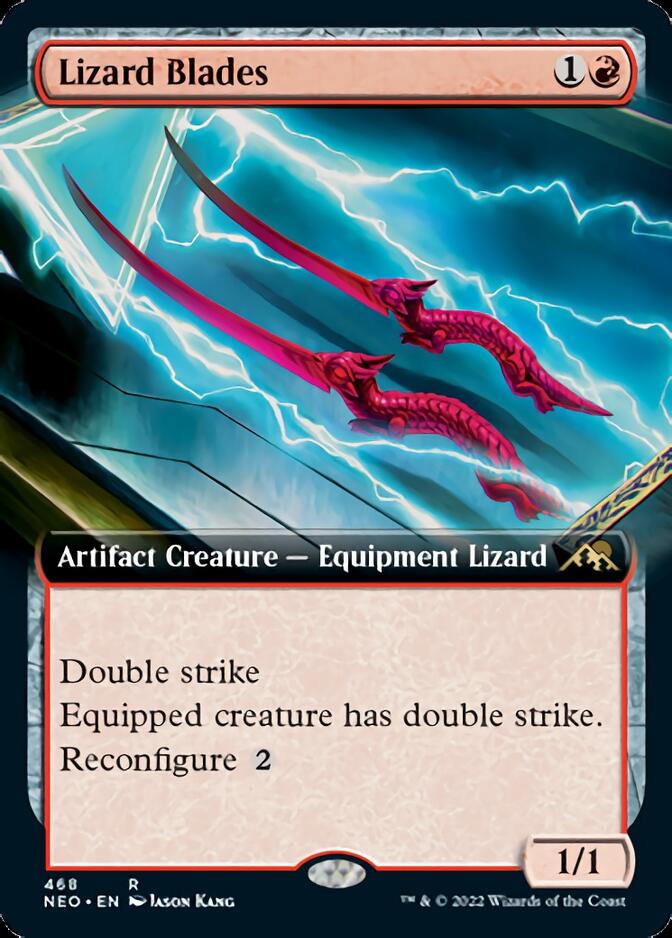 Lizard Blades (Extended Art) [Kamigawa: Neon Dynasty] | Lots Moore NSW