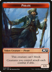 Demon // Pirate Double-Sided Token [Core Set 2021 Tokens] | Lots Moore NSW