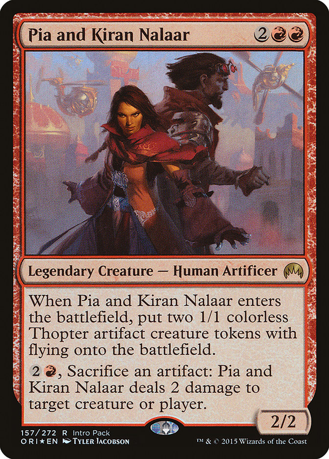 Pia and Kiran Nalaar (Intro Pack) [Magic Origins Promos] | Lots Moore NSW
