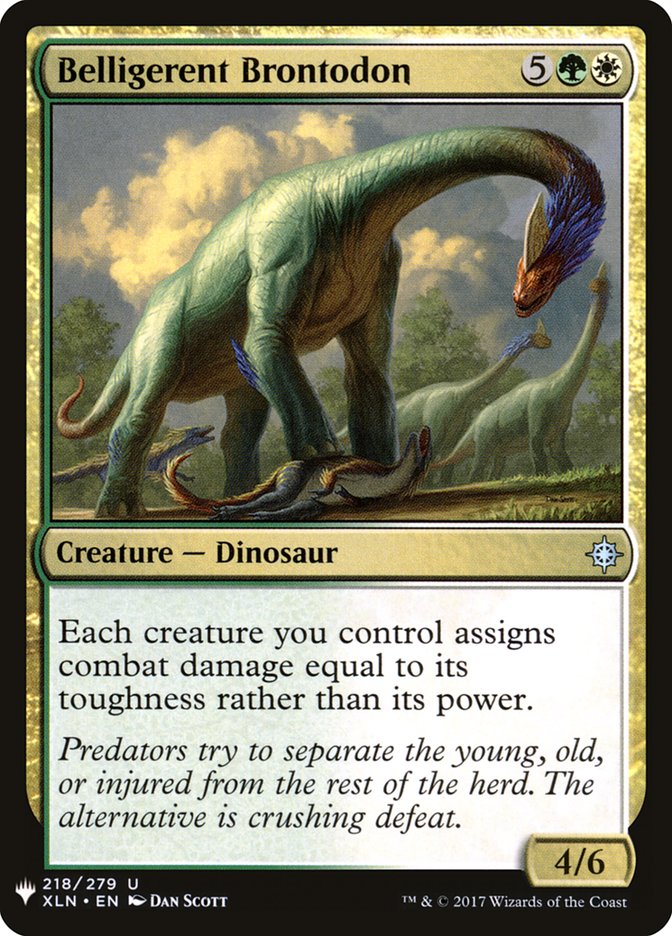 Belligerent Brontodon [Mystery Booster] | Lots Moore NSW