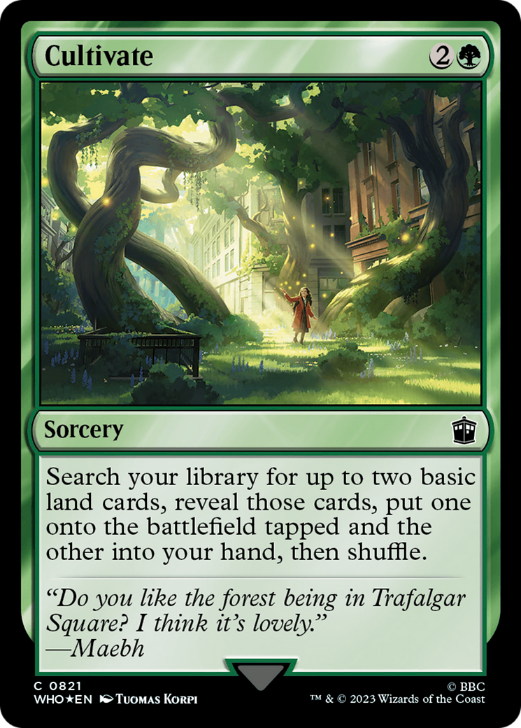 Cultivate (Surge Foil) [Doctor Who] | Lots Moore NSW
