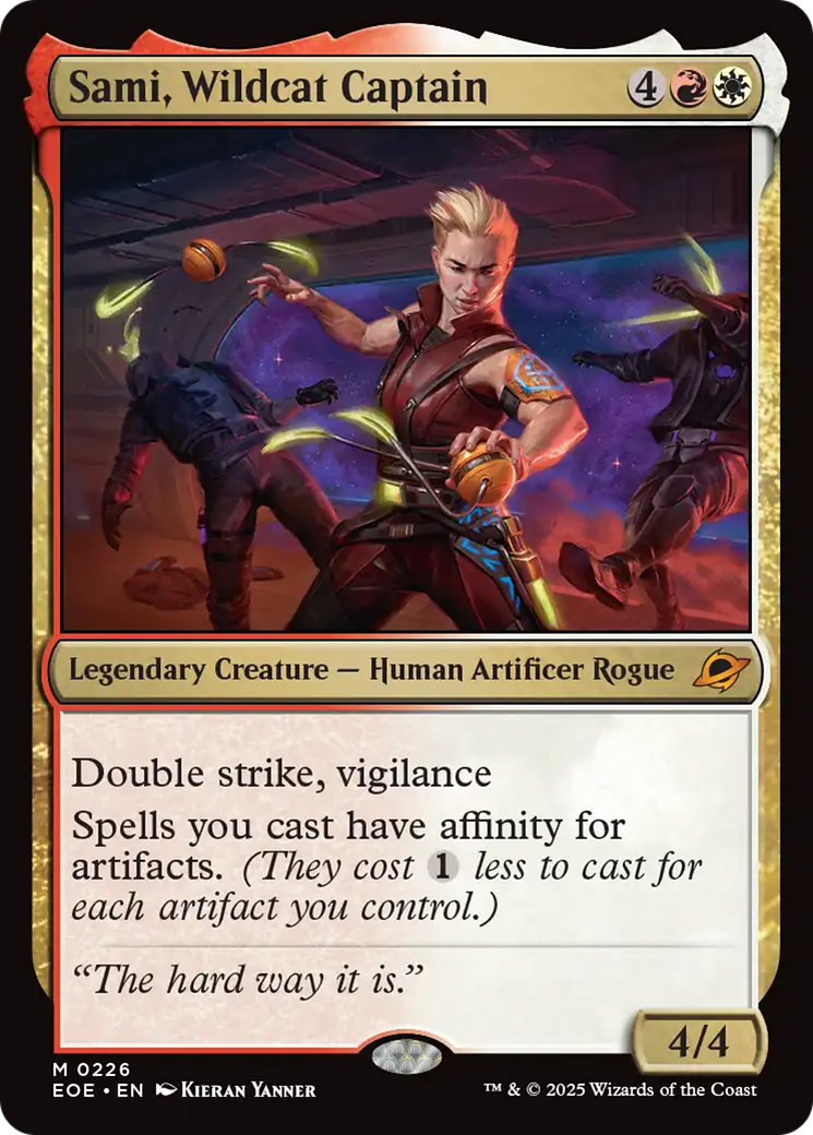 Sami, Wildcat Captain [Edge of Eternities] | Lots Moore NSW