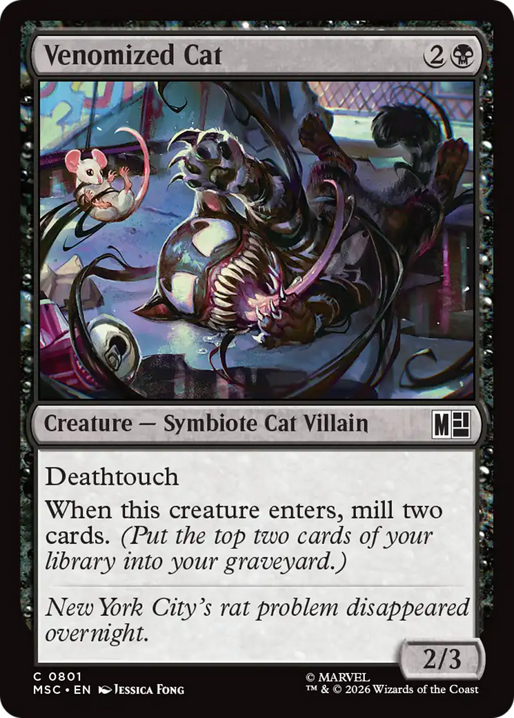 Venomized Cat [Marvel Super Heroes Commander] | Lots Moore NSW