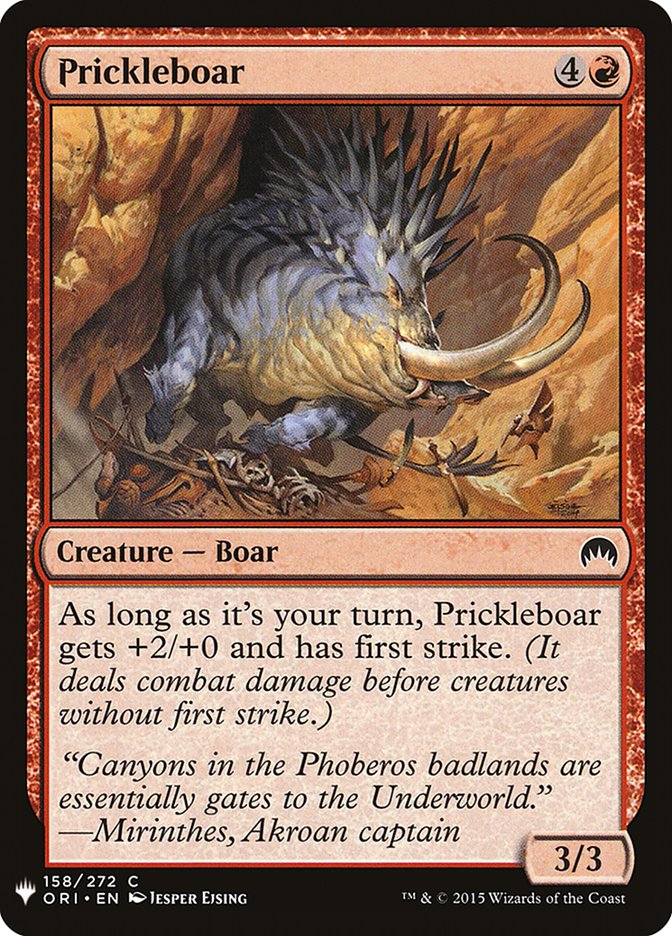 Prickleboar [Mystery Booster] | Lots Moore NSW