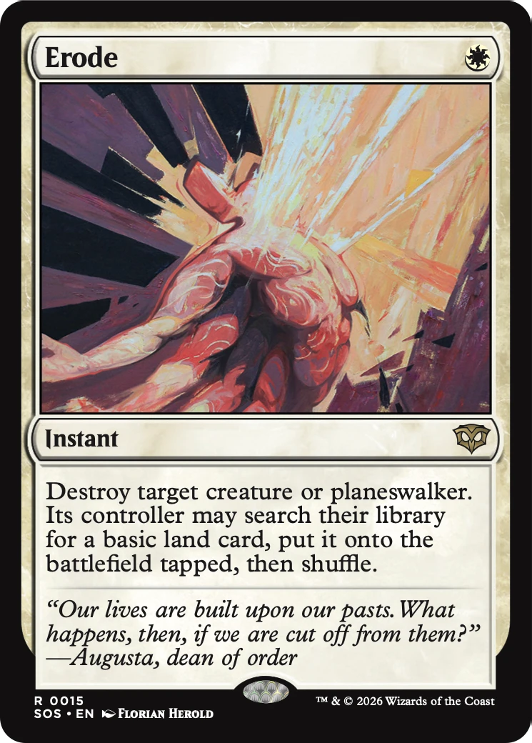 Erode [Secrets of Strixhaven] Magic: The Gathering | Lots Moore NSW