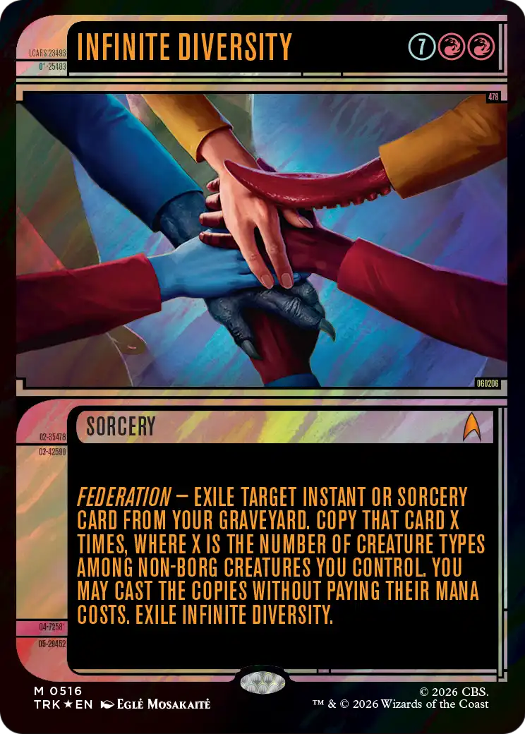 Infinite Diversity (Showcase) (Surge Foil) [Star Trek] | Lots Moore NSW