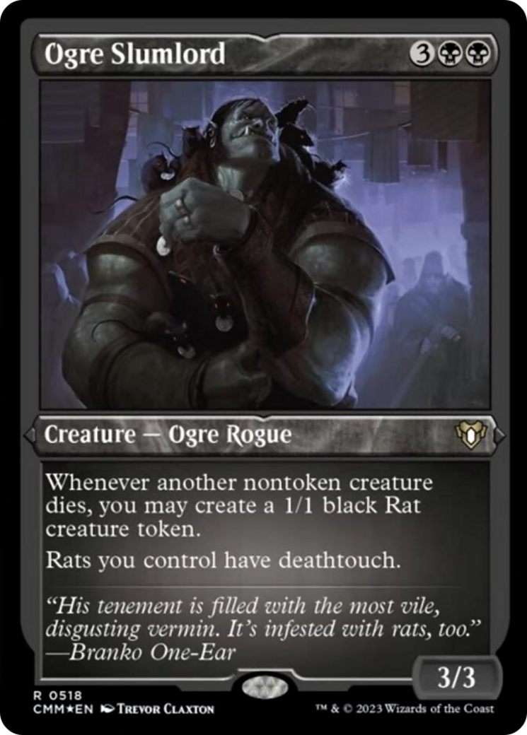 Ogre Slumlord (Foil Etched) [Commander Masters] | Lots Moore NSW