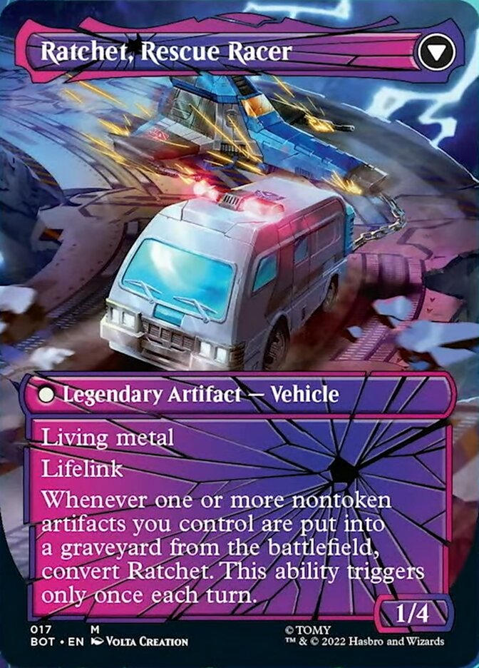 Ratchet, Field Medic // Ratchet, Rescue Racer (Shattered Glass) [Transformers] | Lots Moore NSW